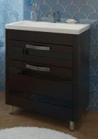 Тумба Fantasy 70 2ящ (венге) + умывальник Фостер70/COMO70