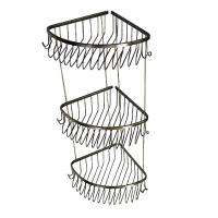 Полочка тройная угловая овальная под БРОНЗУ MAGNUS 95352