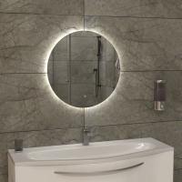 Зеркало 60 см с LED подсветкой фоновой круглое 6000К с сенсорным выкл. КЗСК  3290606ск  