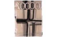 Штора для ванны WS-800 180х180, КВАДРАТЫ полиэстер Delphinium