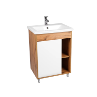 Тумба "Бостон"+ раковина COMO 60 1 ств, напольная 430х560х820 VIANT