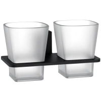 Стаканы для ванной ЧЕРНЫЙ L30308B LEDEME