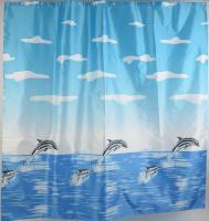 Штора для ванной 180х180 "Море" 020А-18