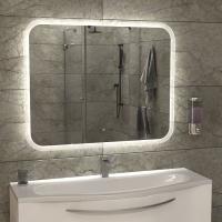 Зеркало 80х100 см с LED подсветкой 6000К с сенсорным выкл. КЗСК  3410810ск  