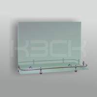 Зеркало 46150в 40*50 см с кромкой +50см полка пласт бортиком КЗСК