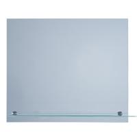 Зеркало 600х500 мм прямоуг. обычное с полкой SANAKS 