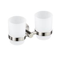 Стакан+ стакан с креплением нерж. 80160