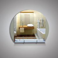 Зеркало 46137в 52*65 см + полка 50см с пл.бортом