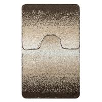 Коврик в ванную SHAGGY  двойной коричневый переход  60*100+50*60 см 100% полиэстер ворс 17мм
