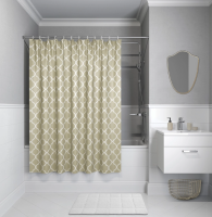 Штора для ванной комнаты, 200*180, полиэстер, IDDIS 