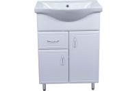 Тумба Коралл-60/1(600*850*450)+ раковина Basic 60