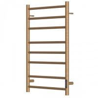 Полотенцесушитель электрический АВРОРА Point 500*800 П8 PN10858BR диммер справа, бронза ``