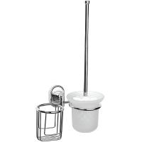 Ерш настенный стекло+корзина L1910-1 LEDEME