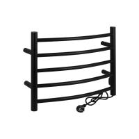 Полотенцесушитель электрический КЛАССИК-ПРЕМИУМ-ДУГА ЧЁРНЫЙ,  А 415 х 540 х 80 мм, 65W