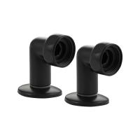 Угол д/полотенц. 1`*1/2 (г/ш) пара черный САНАКС