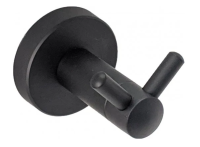 Крючок двойной черный нерж L71705B-2 LEDEME