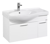 Тумба Инди 80 + умывальник Коралл-83 прав/крыло