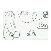 Коврик для ванной Fixsen Teddy Air FX-6001T, белый, 50х80см