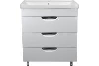 Тумба Стиль Соло 70/3 Н 700*850*480 + раковина Monte 70