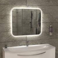 Зеркало 70х80 см с LED подсветкой 6000К с сенсорным выкл. КЗСК  3410708ск  