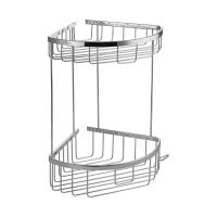 Полочка угловая овальная двойная 22 см TITAN 77251 Sanaks