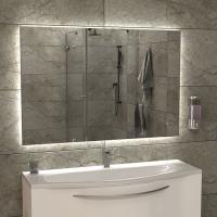 Зеркало 80х120 см с LED подсветкой фоновой 6000К с сенсорным выкл. универс. кр. КЗСК  3200812ску  