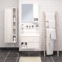 Зеркало шкаф бежевый глянец Orlando Slim 65 см 1065WGIORLSL AQUA DE MARCO