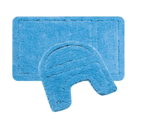 Набор ковриков 60х90 + 50х50 микрофибра, Blue Landscape, IDDIS