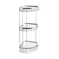 Полочка угловая овальная тройная 22 см TITAN 77255 Sanaks