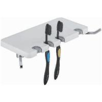 Держатель L105W для зубных принадлежностей с крючком белый LEDEME