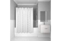 Штора для ванной комнаты, 200*200 см, полиэстер, Chequers, white, IDDIS