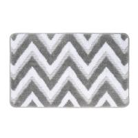 Коврик для ванной Fixsen River FX-5004K, серый, 50х80см