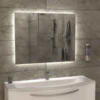 Зеркало 70х90 см с LED подсветкой фоновой 6000К с сенсорным выкл. универс. кр. КЗСК  3200709ску  