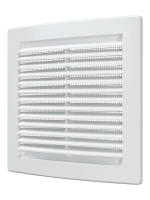 Решётка вентиляционная "ERA" (белая , пластик) (150х150) (1515 РЦ)
