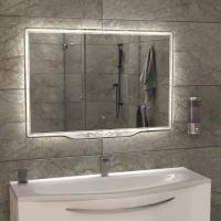 Зеркало 70х100 см с LED подсветкой 6000К с сенсорным выключателем КЗС 5550710ск