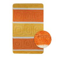 Коврик в ванную SILVER одинарный желтый 60*100 см 100% полиэстер 