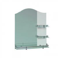 Зеркало 46154 70*54,5 см матир + полка 50 см с бортиком+2 полки 20 см