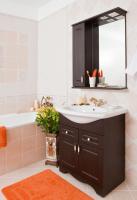 Зеркало ЛАУРА 70 7236-30L со шкавчиком лев. венге