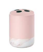 Стакан для зубных щеток, настольный, розовый, керамика TRENDY