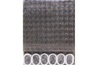 Штора для ванной комнаты Peva черная 180*200 см Fashun A8754