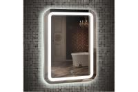 AZARIO зеркало  550х800 Мальта, LED-подсветка, 2 сенсорных выкл+подогрев