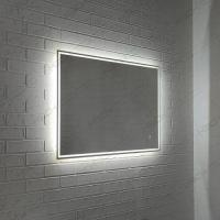 Зеркало 303ску 60*80 на белом алюм.профиле с подсвет. 6500k КЗСК