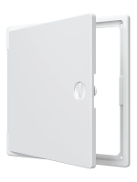 Люк-дверца EVECS (бел.пласт.с задвижкой 250*250) ЛТ 2525 П