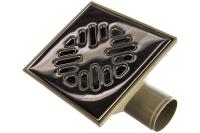 Трап горизонт. 50мм с клапаном (нерж. реш 150х150) ТатПолимер