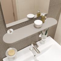 Полка глянц.хром, матов стекло сплав металлов Sena  IDDIS,SENSSG0i44