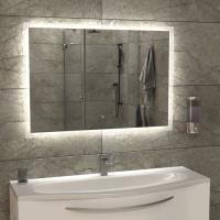 Зеркало 70х100 см с LED подсветкой 6000К с сенсорным выкл. КЗСК  3470710ск
