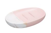 Мыльница настольная керамика розовая TRENDY