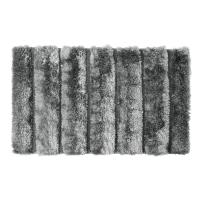 Коврик для ванной Fixsen Lush FX-9001K, серый, 50х80см