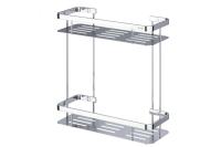 Полка для душа AM.PM Sense L A7453200 прямая двухъярусная хром