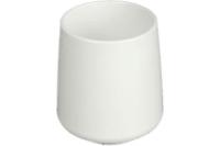 Стакан д/зубн. щеток пластик Блум белая